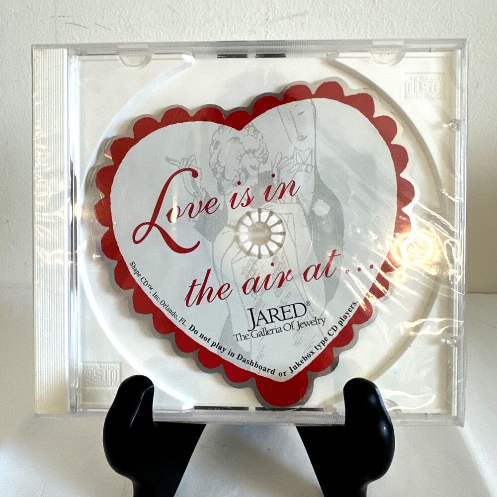 Rare CD Heart Shaped JARED The Galleria Of Jewelry Love is in the air at... NEW